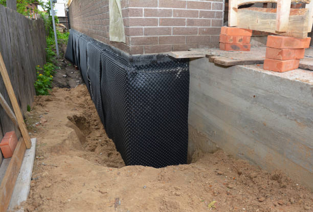 Happy homeowners after waterproofing job in Wheaton
